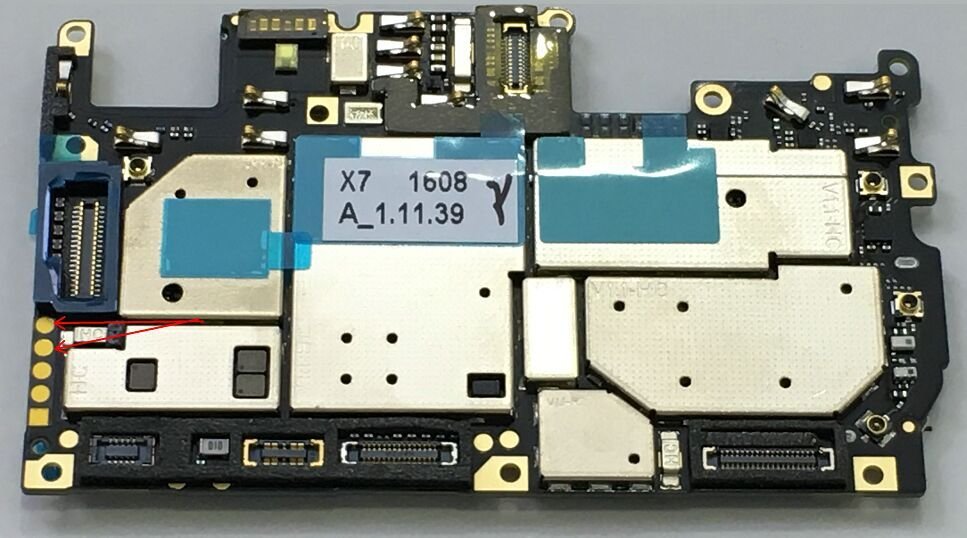 Vivo X7 Test Point / EDL Point